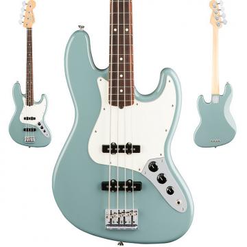Custom Fender American Professional Jazz Bass Guitar In Sonic Gray Finish - Awesome 4 String With Case NEW