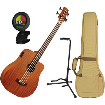 Custom Gold Tone Mbass-25 MicroBass Guitar with Gig Bag Bundle