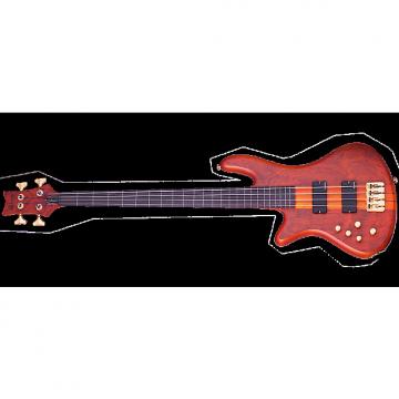 Custom Schecter Stiletto Studio-4 Left-Handed Electric Bass Honey Satin