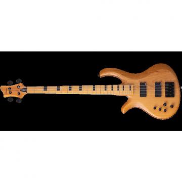 Custom Schecter Session Riot-4 Left-Handed Electric Bass in Aged Natural Finish