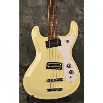 Custom Danelectro The 64 Bass  2016 Cream Custom Color Exclusive Mosrite Ramones Style Hi Flyer
