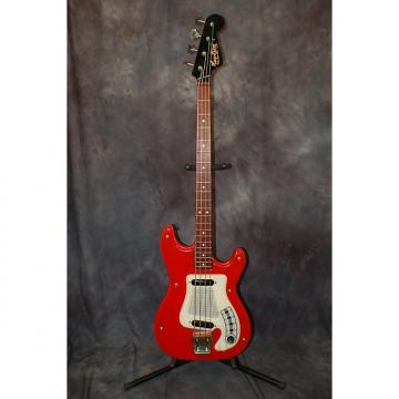 Custom 1964 Hagstrom I Bass RED Made in Sweden Pro Setup Original Softshell Deluxe Case