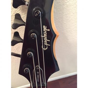 Custom Epiphone Bass Guitar Black