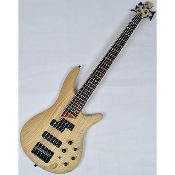 Custom Ibanez SR655-NTF SR Series 5 String Electric Bass in Natural Flat Finish