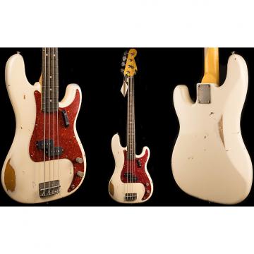 Custom Nash PB-63 2016 Olympic White Precision Bass Guitar - Medium Aging