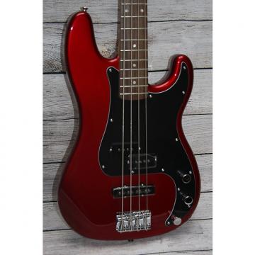 Custom Squier Affinity Precision PJ Bass - Candy Apple Red