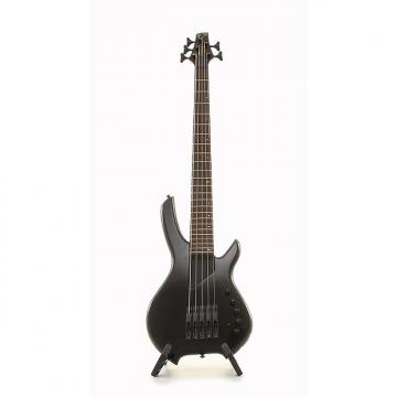 Custom Willcox Guitars Saber SL5 5 String Lightwave Electric Bass Guitar - Black
