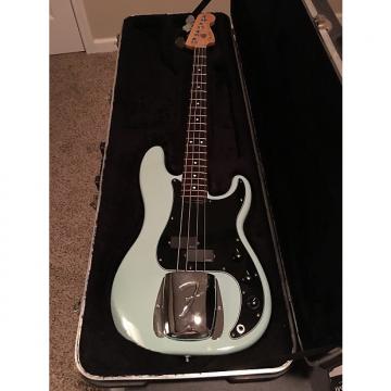 Custom Fender Precision Bass 1997 Daphnie Blue EMG pickups Jazz pickup added at Bridge.
