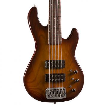 Custom G&amp;L Tribute L-2500 Electric Five String Bass, Tobacco Sunburst, Rosewood