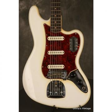 Custom Fender pre-CBS BASS VI custom color w/Clay Dots 1965 Olympic White