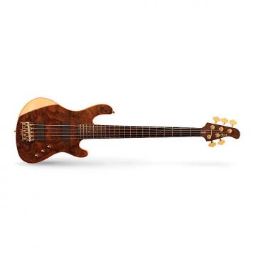 Custom Cort Jeff Berlin Series 5-String Rithimic Bass Guitar Natural Rosewood Gloss