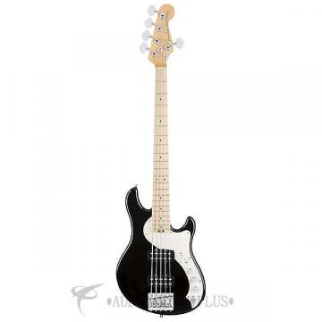 Custom Fender American Elite Dimension HH 5 String Bass Guitar Black - 193002706 -  885978649846