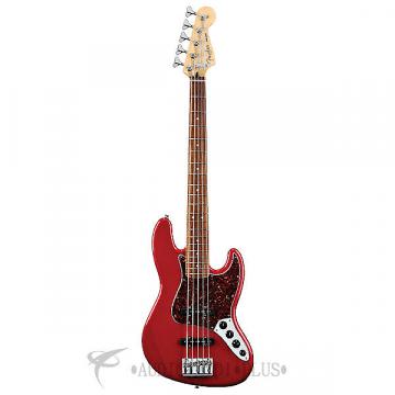 Custom Fender Deluxe Active Jazz Bass V Rosewood Fingerboard 5 Strings Electric Bass Guitar Candy Apple Red