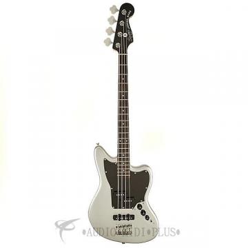 Custom Fender Squier Vintage Modified Jaguar Special SS Rosewood FB 4/S Electric Bass Guitar Silver