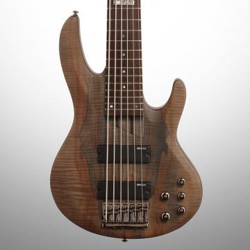 Custom ESP LTD B206SM Electric Bass, 6-String, See Thru Black