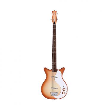 Custom Danelectro Bass Guitar - 59 DC Longscale Reissue - Copperburst
