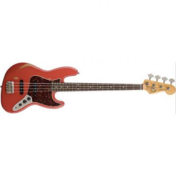 Custom Fender Road Worn '60's J-Bass Fiesta Red w/bag