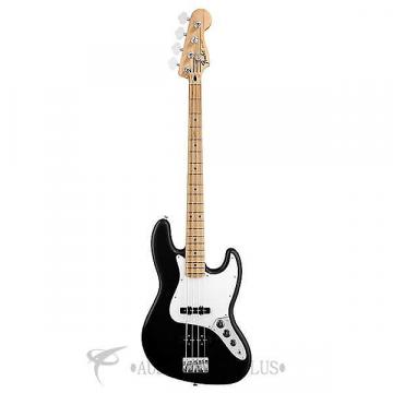 Custom Fender Standard Jazz Maple Fingerboard 4 Strings Electric Bass Guitar Black -146202506 -885978112258