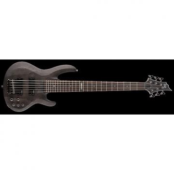 Custom ESP LTD B-206 B Series Bass Guitar 6-string See Thru Black Satin Maple Top w/ Active EQ LB-206SMSTBLKS