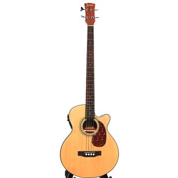 Custom Acoustic Bass Guitar 49 inch installed EQ iBass241 with Gig bag