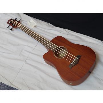 Custom GOLD TONE MicroBass M-Bass LEFTY 25&quot; scale FRETLESS 4string A/E BASS guitar w/ BAG