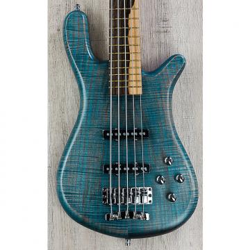 Custom Warwick Custom Shop Limited Edition Streamer LX 5 String Bass, Bleached Ocean Blue OFC, 31 of 75