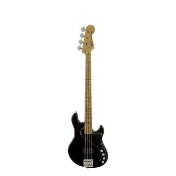Custom Squier Deluxe Dimension Bass IV [DISPLAY] Black 4-String Electric Bass