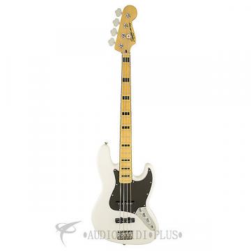 Custom Fender Squier Vintage Modified Jazz 70 Maple Fingerboard Electric Bass Olympic White - 0306702505