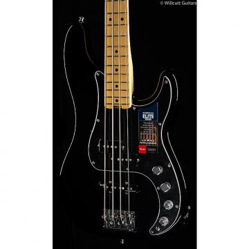 Custom Fender American Elite Precision Bass Black Maple (894)