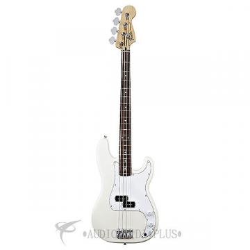 Custom Fender Standard Precision Rosewood Fingerboard Electric Bass Arctic White - 0146100580