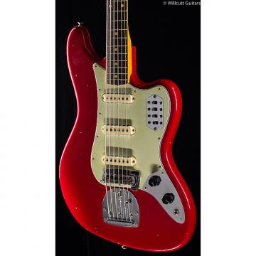 Custom Fender Custom Shop Bass VI Journeyman Relic Aged Dakota Red (769)