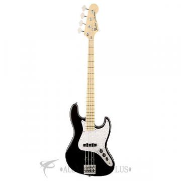 Custom Fender USA Geddy Lee Jazz Maple Fingerboard Electric Bass Black - 0197702806 - 885978319473