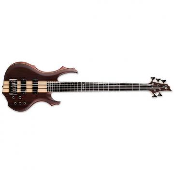 Custom ESP LTD F-5E Natural Satin 5-String Passive Electric Bass Guitar NEW with Free Gig Bag F5E