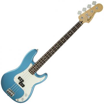 Custom Fender Standard Precision Bass Guitar Rosewood Lake Placid Blue