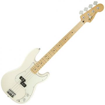 Custom Fender Standard Precision Bass Guitar Maple Arctic White