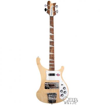 Custom Rickenbacker Electric Bass 4003, Mapleglo (Natural) Bound body and neck, full inlay W/Case - 4003MG