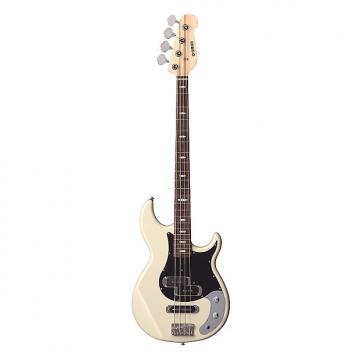 Custom Yamaha BB424X Passive 4 String Electric Bass Guitar Vintage White Finish