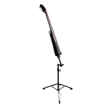 Custom Dean PACEBCBK Pace Bass 4-String Electric Upright Bass with Case - Classic Black