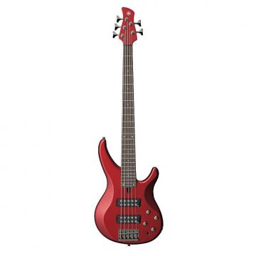 Custom Yamaha TRBX305 5 String Electric Bass Guitar Candy Apple Red Finish