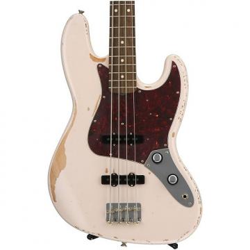 Custom Fender Flea Jazz Bass - Shell Pink, Road Worn