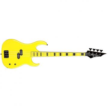 Custom Dean CZONE BASS YEL Custom Zone 4-String Beginner Electric Bass Guitar Yellow