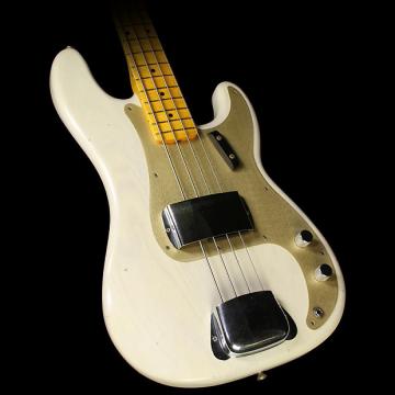 Custom Fender Custom Shop 1957 Precision Bass Journeyman Relic Electric Bass Aged White Blonde