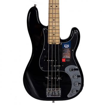Custom Fender American Elite Precision 4 String Bass Black w/Case