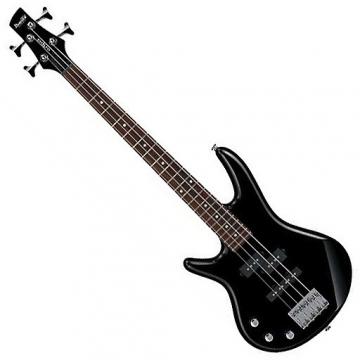 Custom Ibanez GSRM20L Mikro Left-Handed 4-String Short Scale Bass Guitar - Black