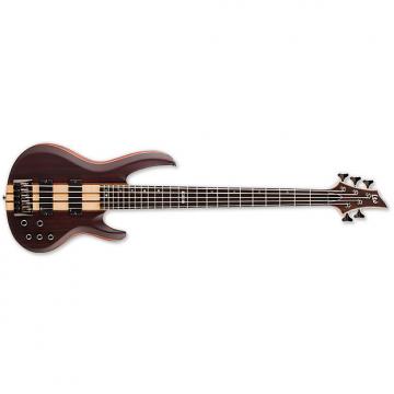 Custom ESP LTD B-5E B Series Bass Guitar - Natural Satin Finish Mahogany w/ Ebony Top (LB5ENS)