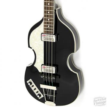 Custom Hofner Contempory 500/1 Violin Bass Black Left-Handed
