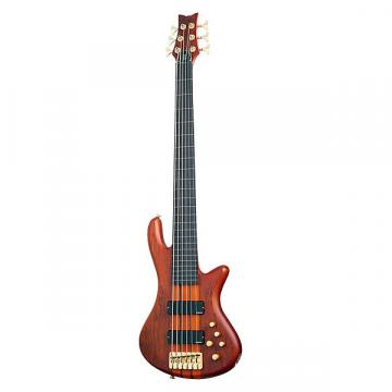 Custom Schecter Stiletto-6 Studio FL Rosewood Fretboard Electric Bass Honey Satin - 2791 - 81544705491