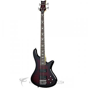 Custom Schecter Stiletto Extreme-4 Rosewood Fretboard Electric Bass Black Cherry - 2500 - 839212001549