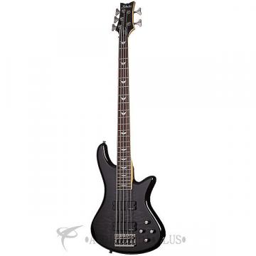 Custom Schecter Stiletto Extreme-5 Rosewood Fretboard Electric Bass See-Thru Black - 2504 - 839212001570