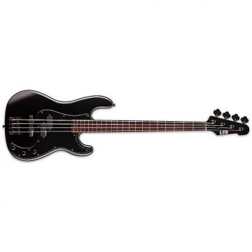 Custom ESP LTD Frank Bello Anthrax FB-204 Bass Guitar Satin Black Signature FB204 - BM